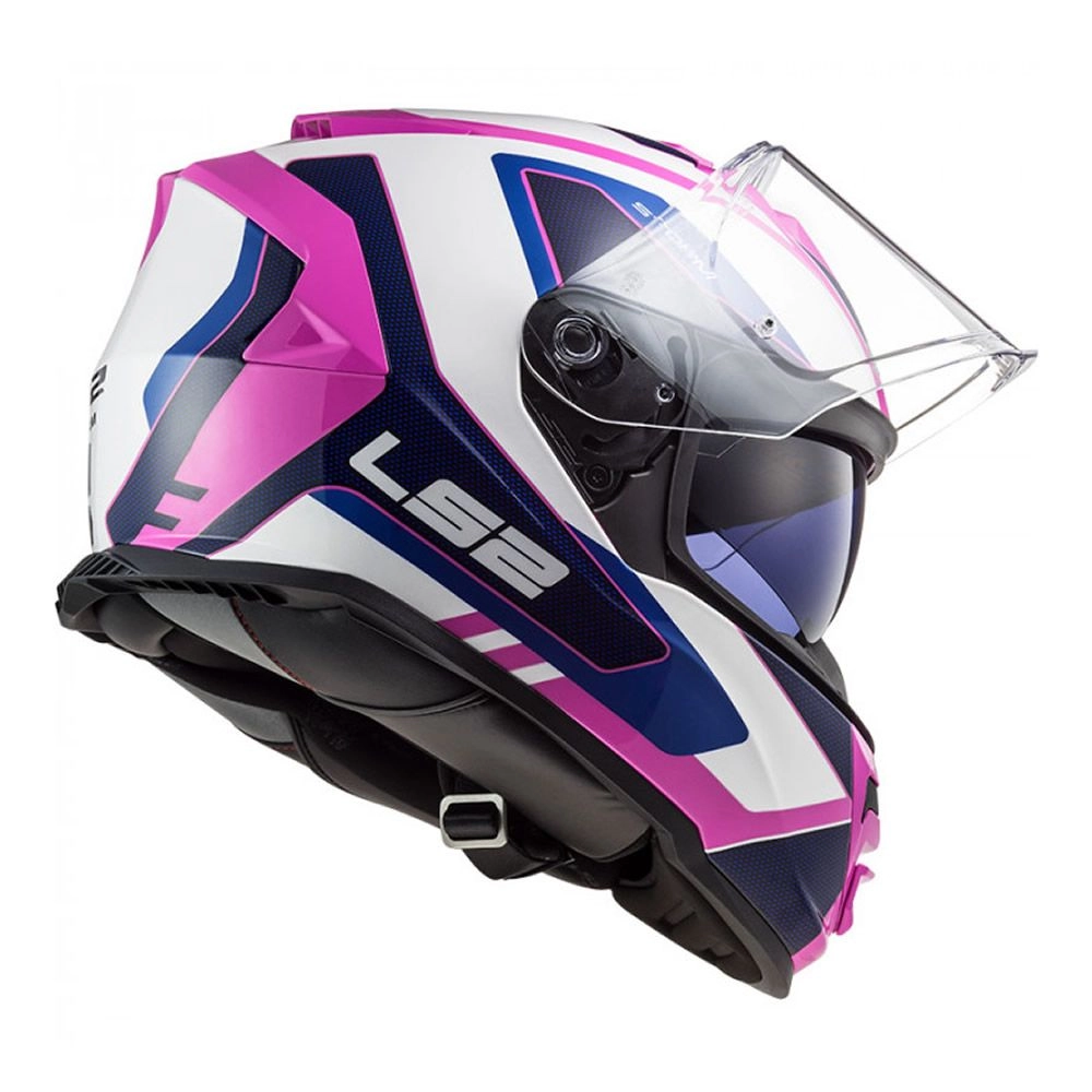 CASCO LS2 FF800 STORM II TECHY BLANCO ROSA