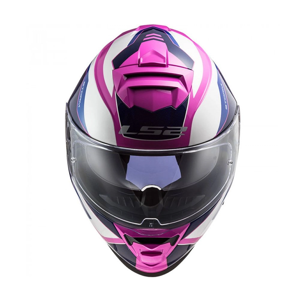 CASCO LS2 FF800 STORM II TECHY BLANCO ROSA