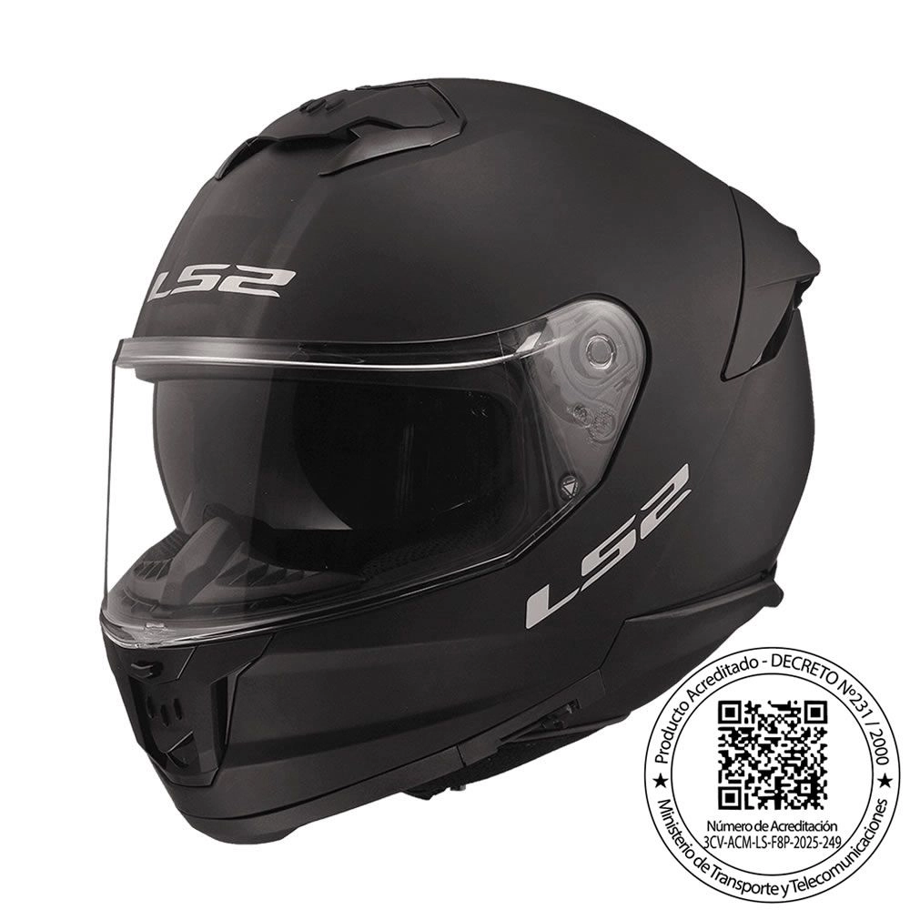 CASCO LS2 FF808 STREAM II NEGRO MATE