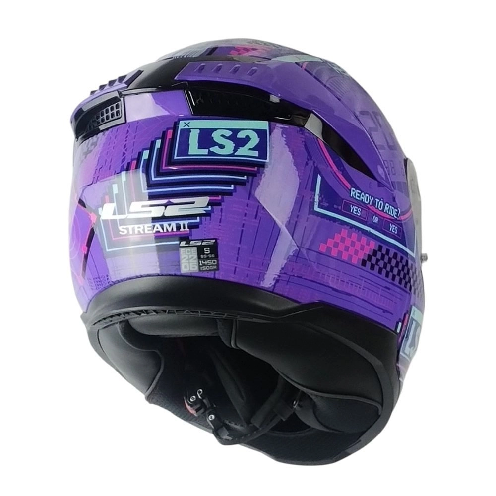 CASCO LS2 FF808 STREAM II SYSTEM MORA FUCSIA