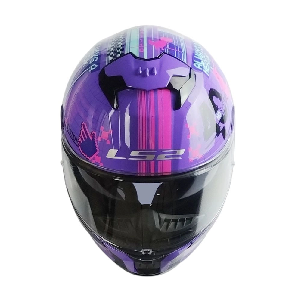 CASCO LS2 FF808 STREAM II SYSTEM MORA FUCSIA