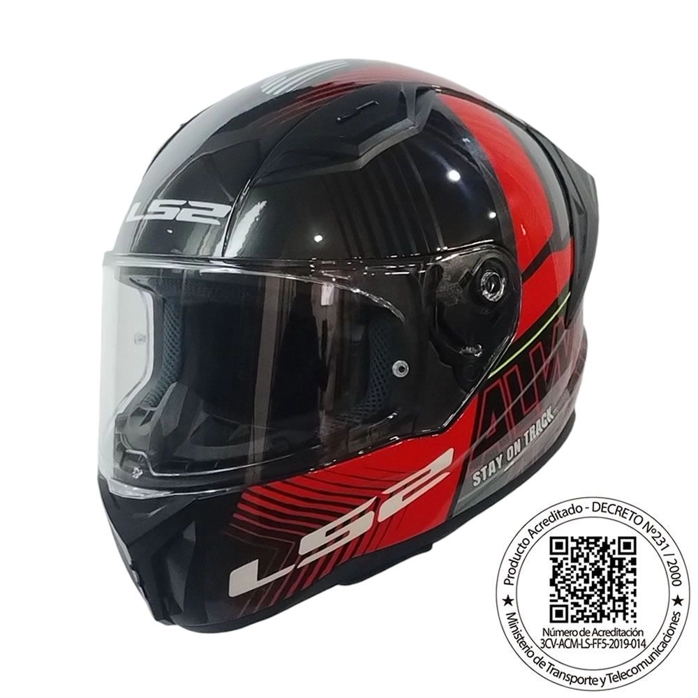 CASCO LS2 FF810 VIGO SHIFT JEANS TITANIO ROJO