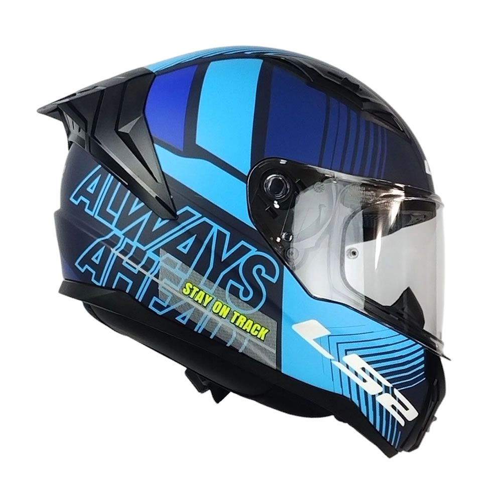 CASCO LS2 FF810 VIGO SHIFT NEGRO AZUL MATTE