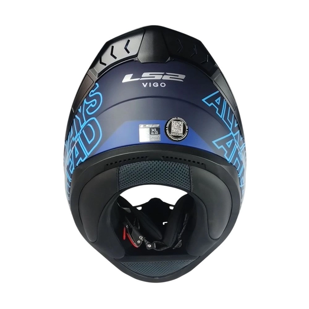 CASCO LS2 FF810 VIGO SHIFT NEGRO AZUL MATTE