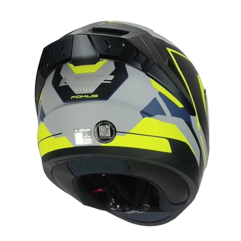 CASCO LS2 FF810 VIGO FOKUS GRIS AMARILLO MATE
