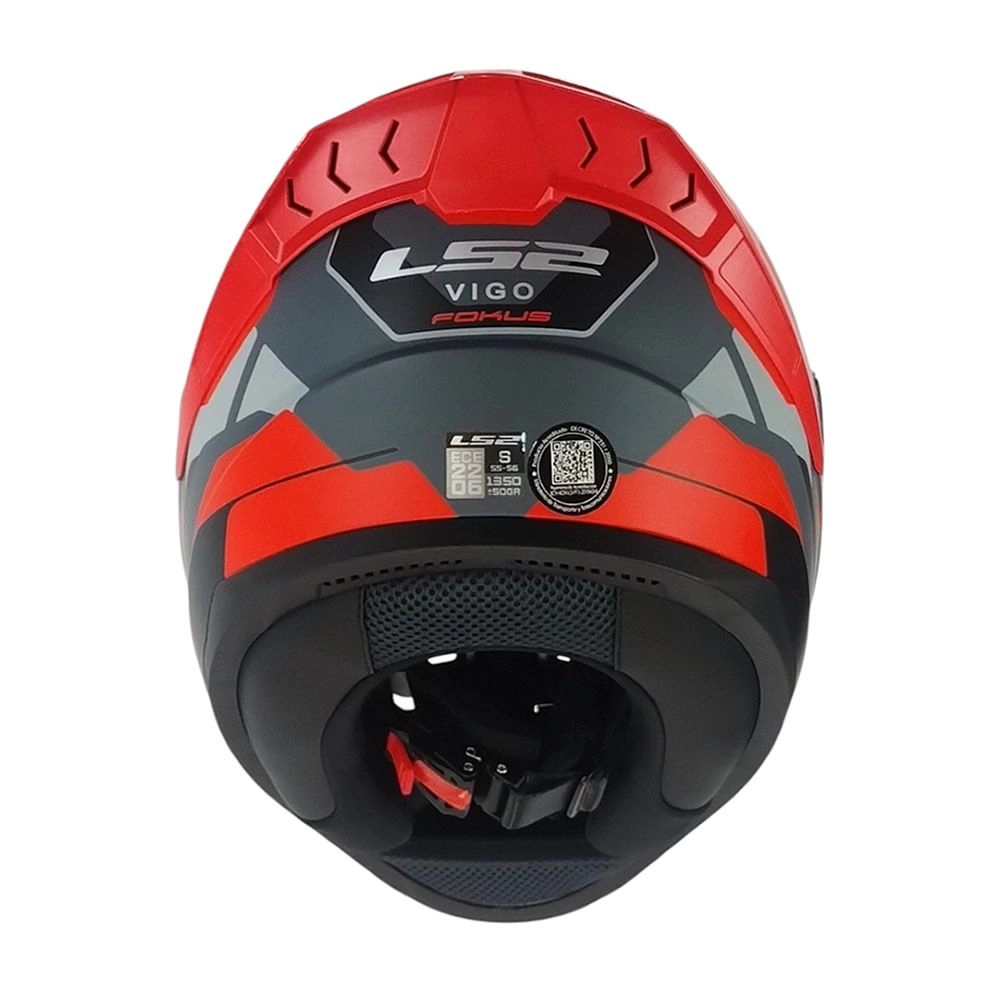 CASCO LS2 FF810 VIGO FOKUS GRIS ROJO MATE