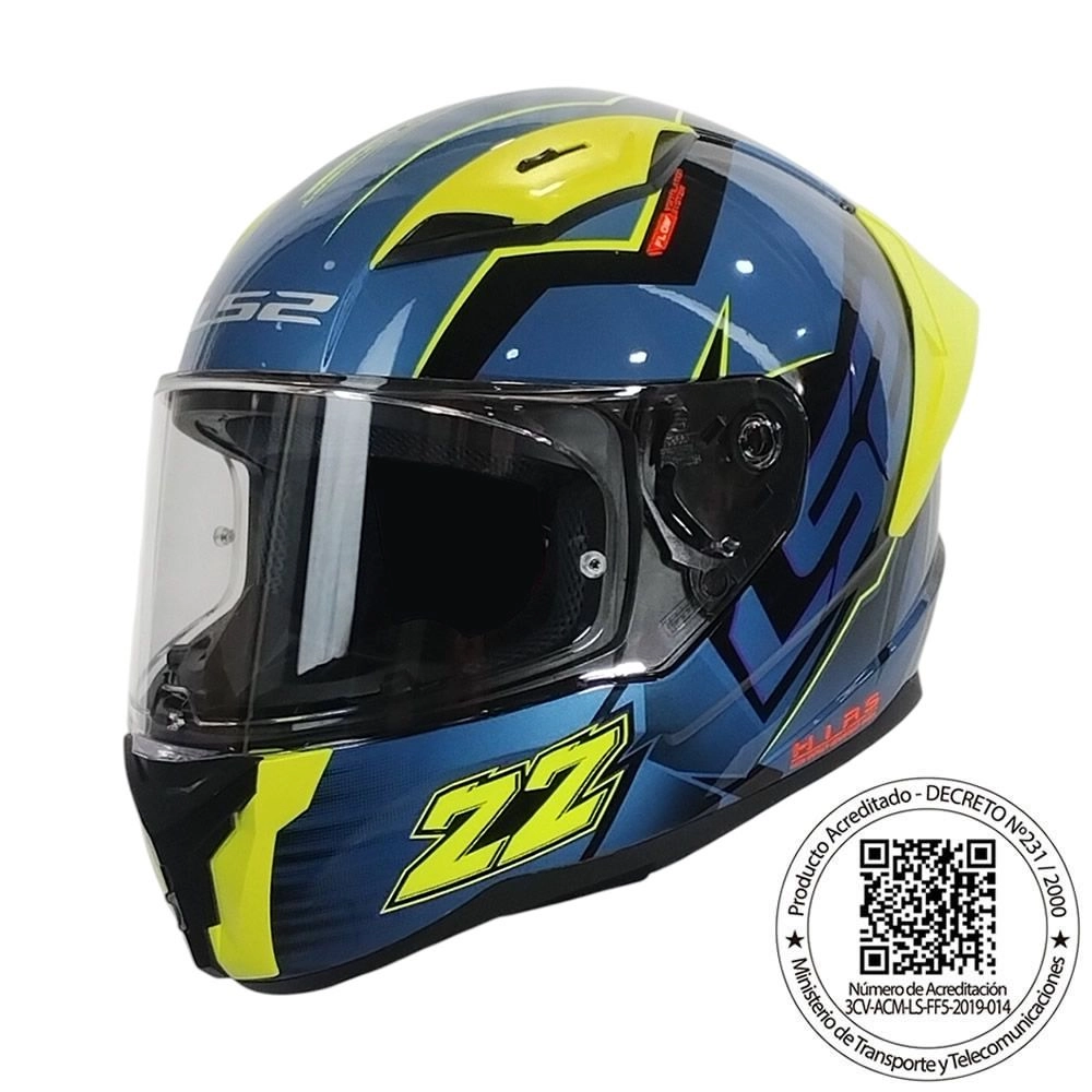 CASCO LS2 FF810 VIGO LIMITS NEGRO AZUL