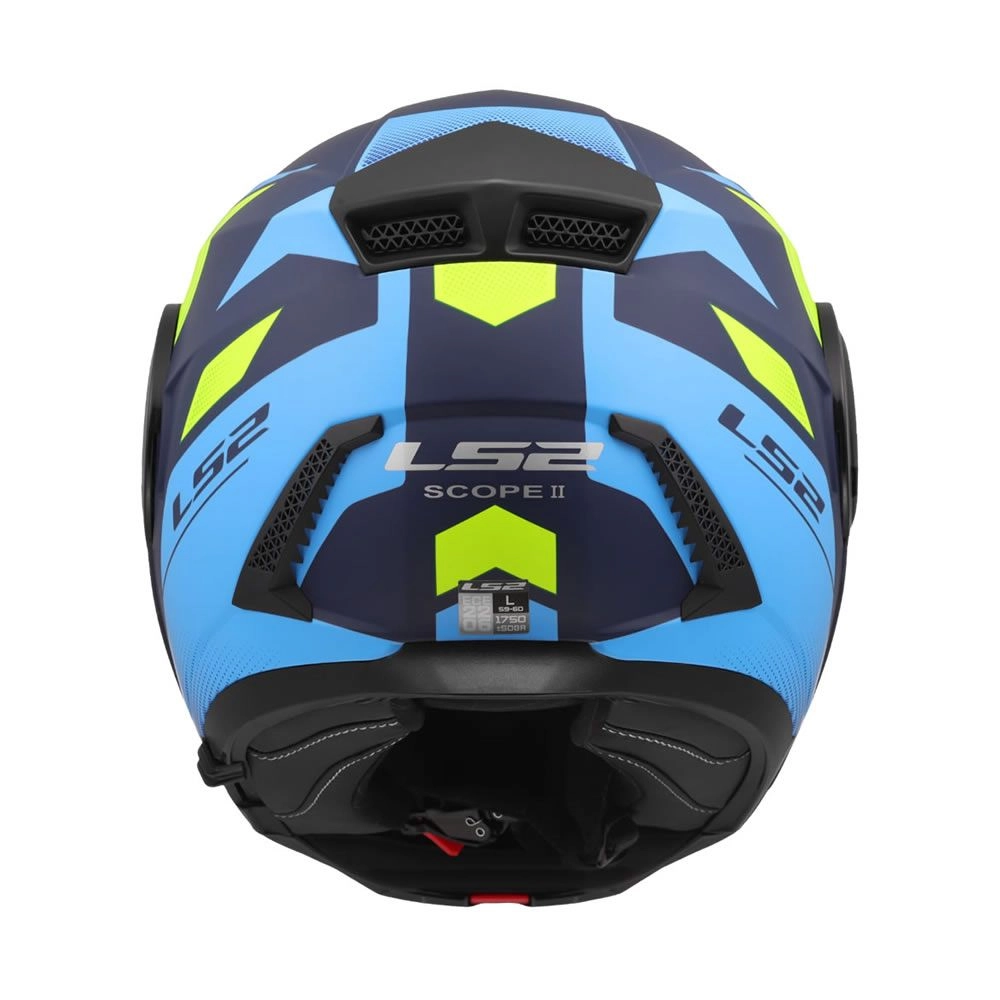CASCO LS2 FF902 SCOPE II DURIA AZUL AMARILLO MATE