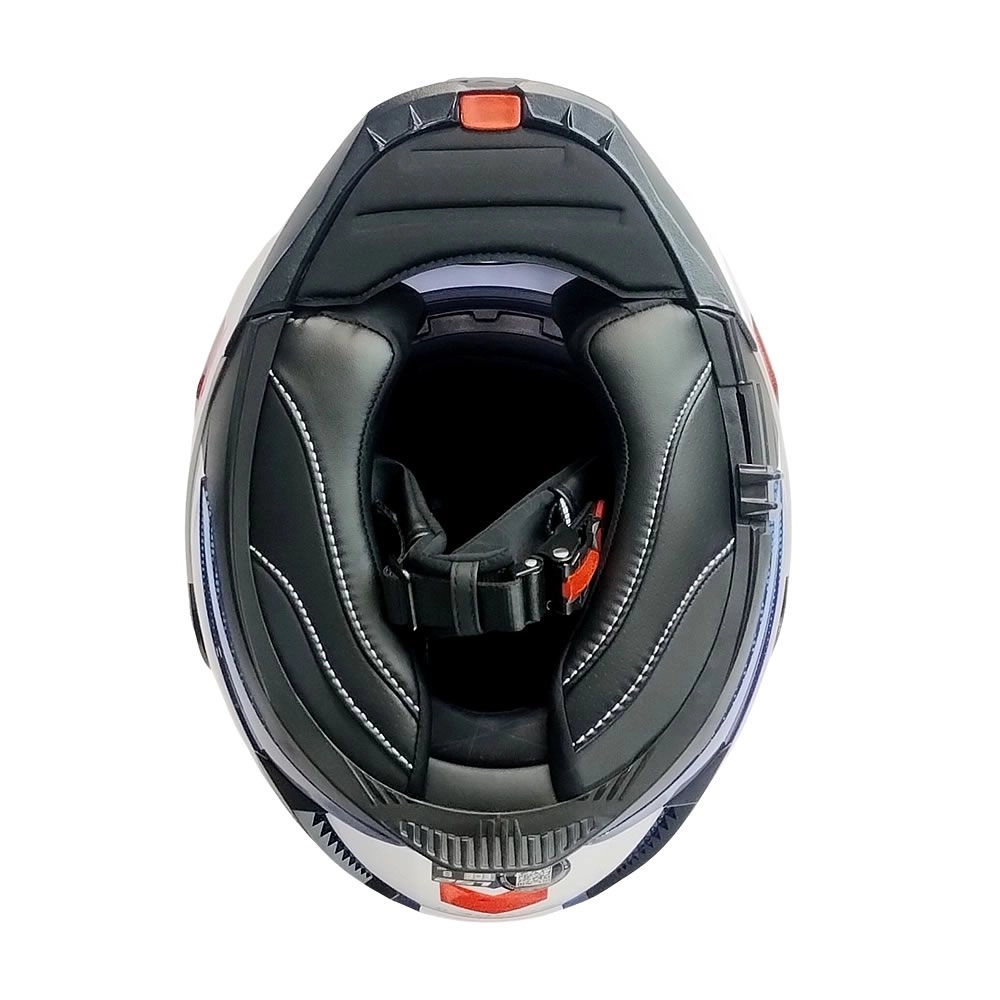 CASCO LS2 FF902 SCOPE II DURIA BLANCO AZUL ROJO