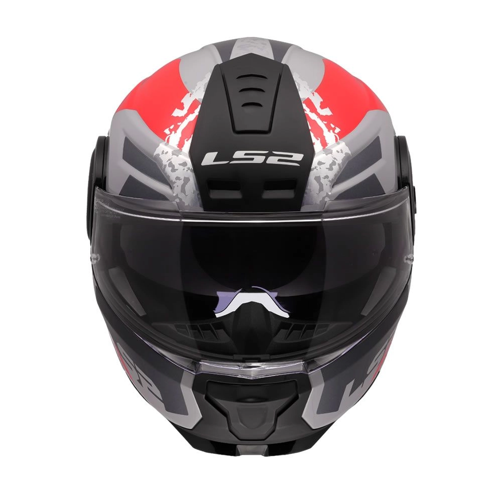 CASCO LS2 FF902 SCOPE II OXYD GRIS ROJO MATE