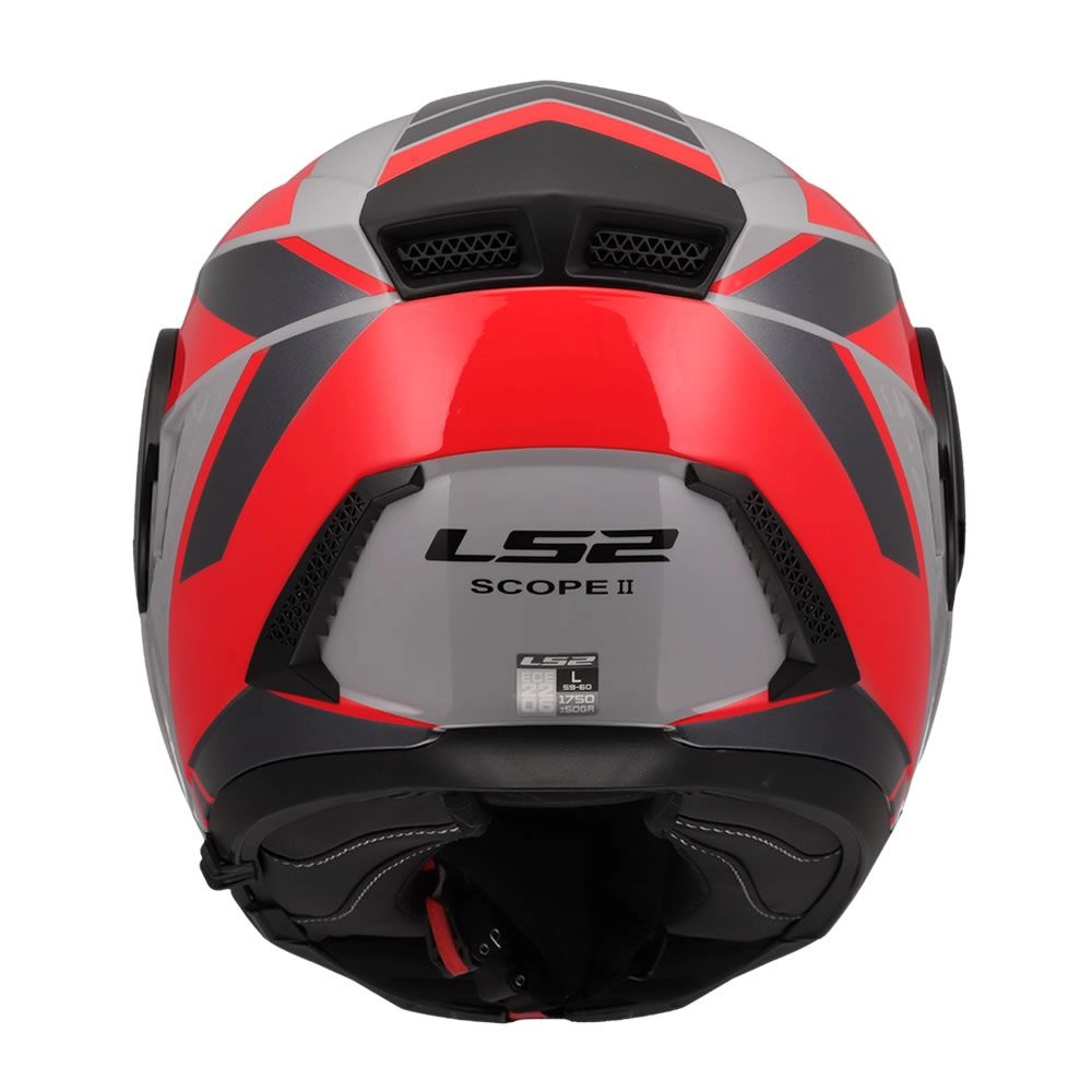 CASCO LS2 FF902 SCOPE II OXYD GRIS ROJO MATE