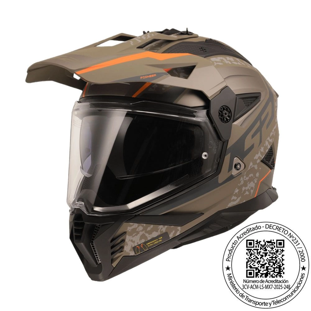 CASCO LS2 MX702 PIONEER II DEVOR ARENA MATE
