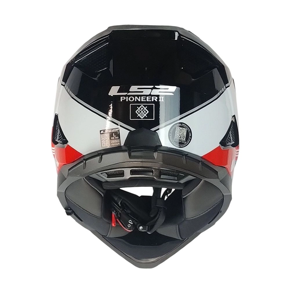 CASCO LS2 MX702 PIONEER II RALLY ROJO BLANCO AZUL