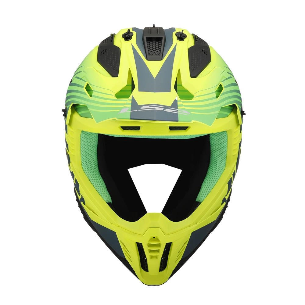 CASCO LS2 MX708 FAST II DUCK VERDE AMARILLO