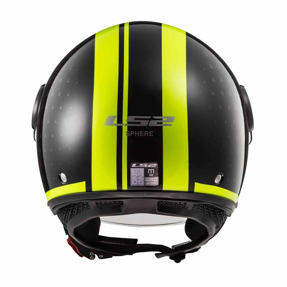 CASCO LS2 OF558 SPHERE LUX II CRUSH NEGRO AMARILLO