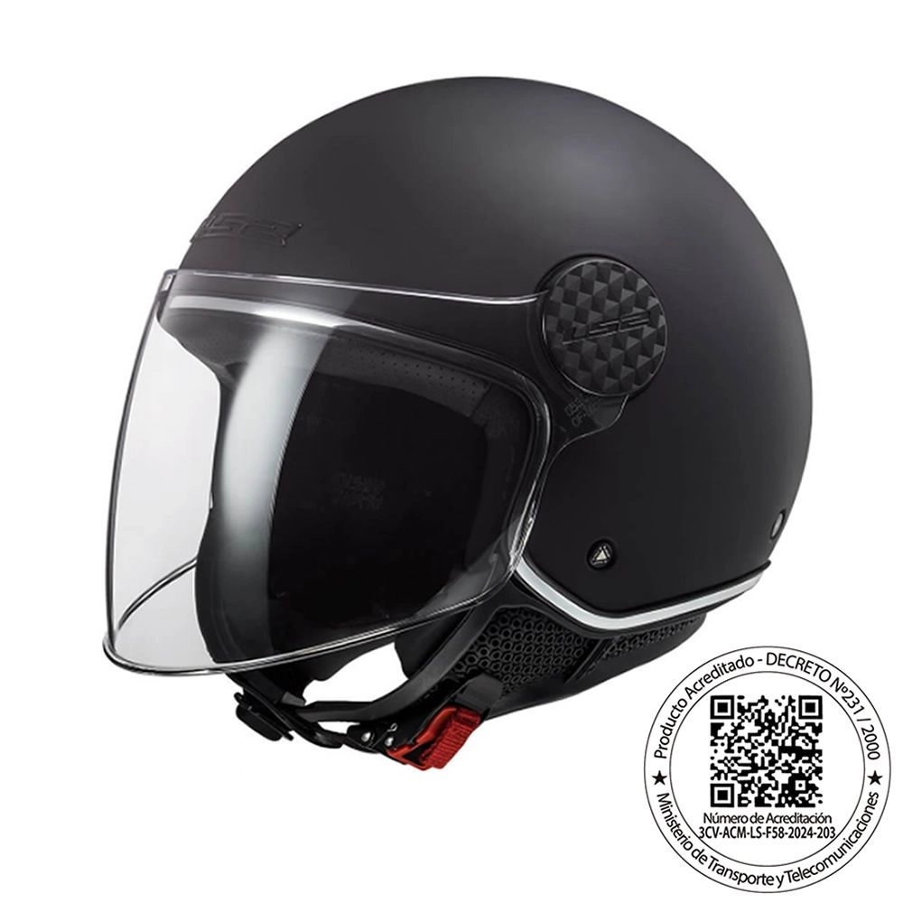CASCO LS2 OF558 SPHERE LUX NEGRO MATE