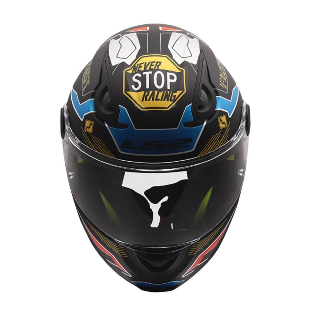 CASCO NIÑO LS2 FF812 KID ZERO GRIS ROJO MATE