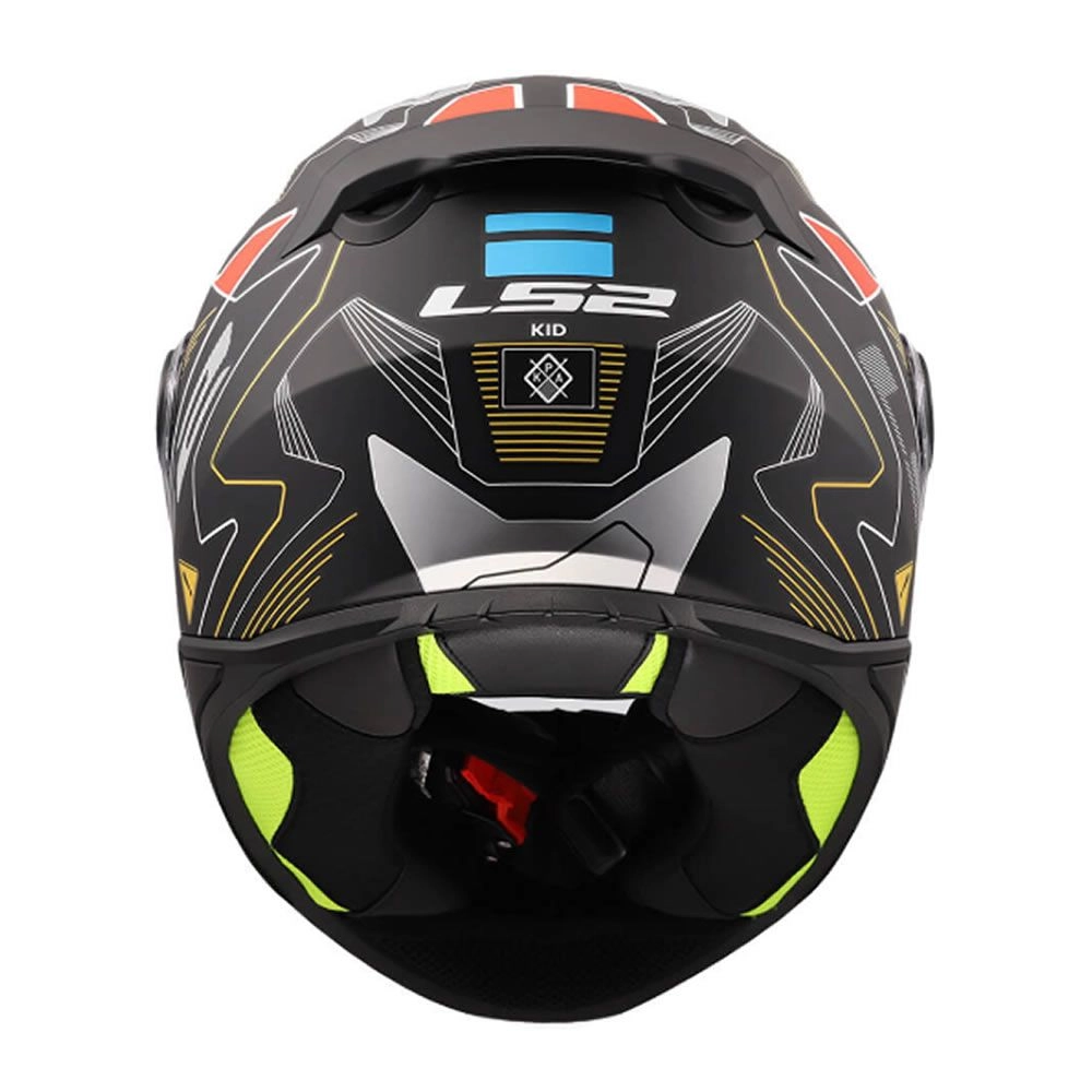 CASCO NIÑO LS2 FF812 KID ZERO GRIS ROJO MATE