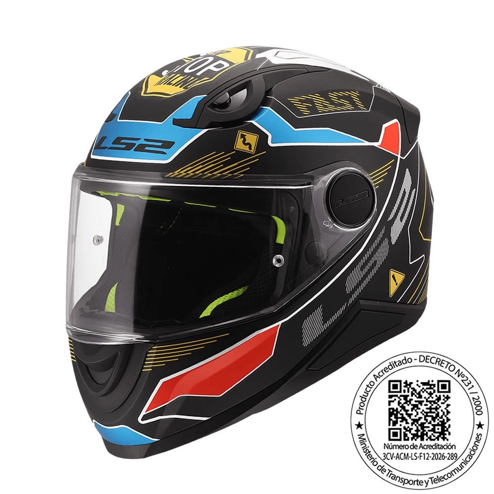 CASCO NIÑO LS2 FF812 KID ZERO GRIS ROJO MATE