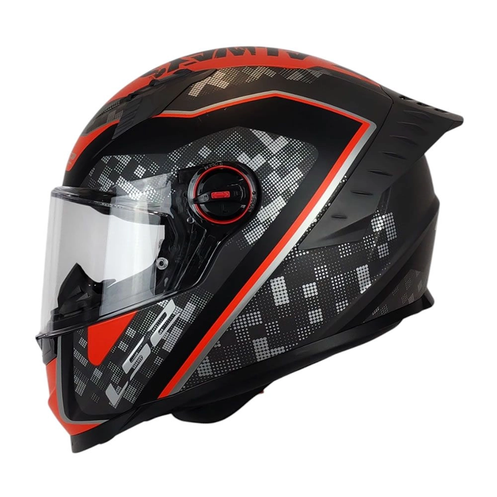 CASCO LS2 FF816 COSMOS STRIKE GRIS ROJO MATE