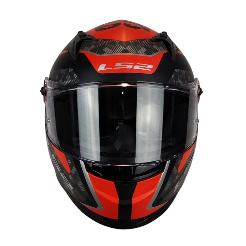 CASCO LS2 FF816 COSMOS STRIKE GRIS ROJO MATE