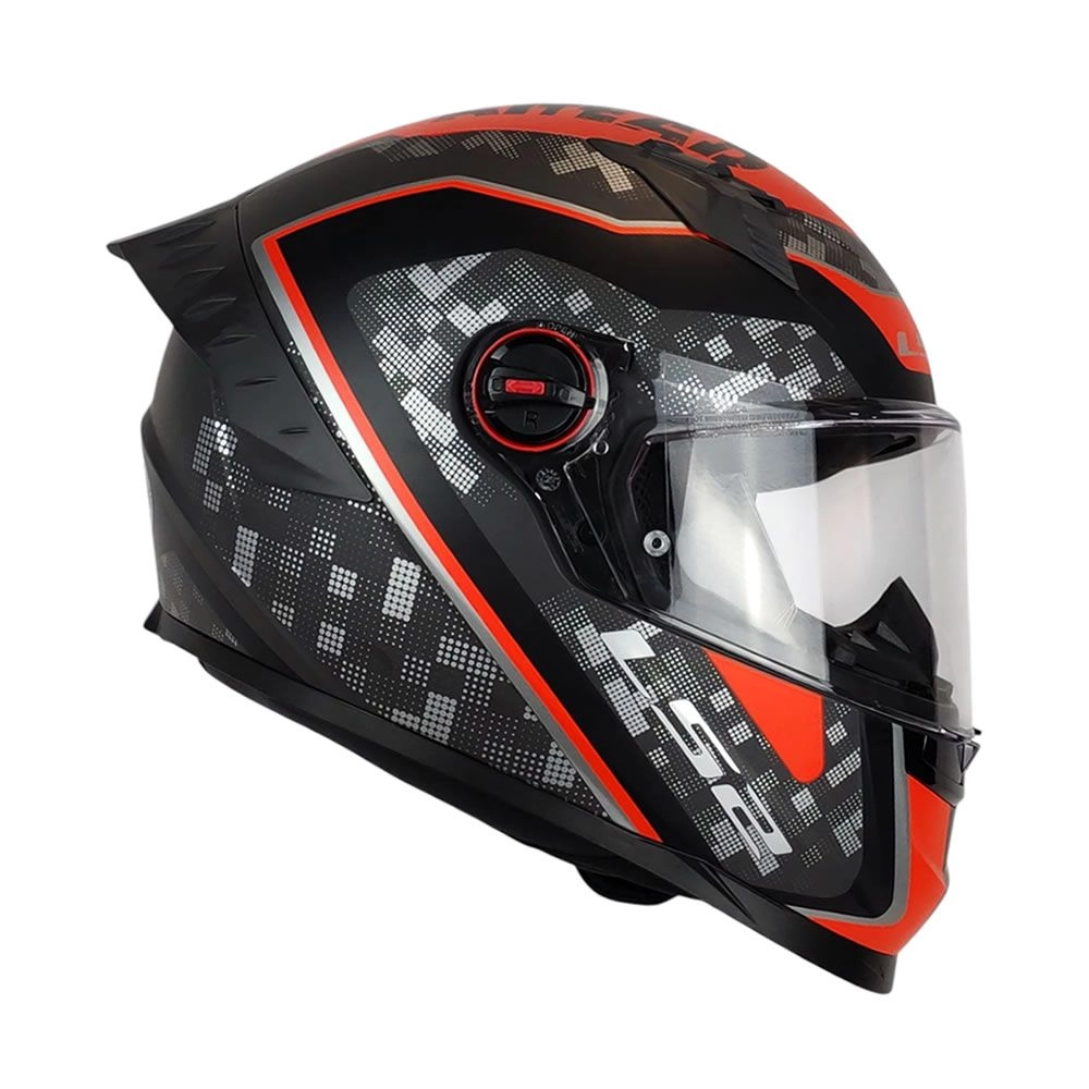 CASCO LS2 FF816 COSMOS STRIKE GRIS ROJO MATE