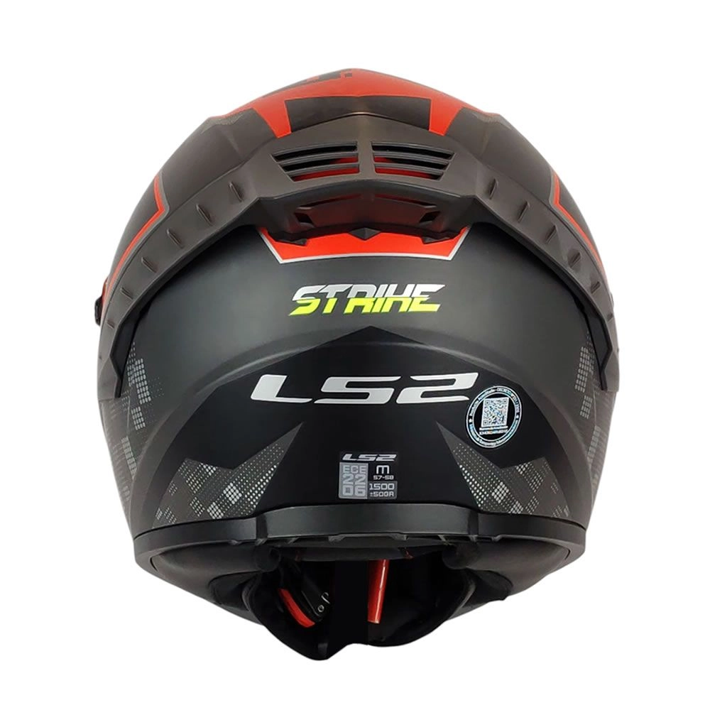 CASCO LS2 FF816 COSMOS STRIKE GRIS ROJO MATE