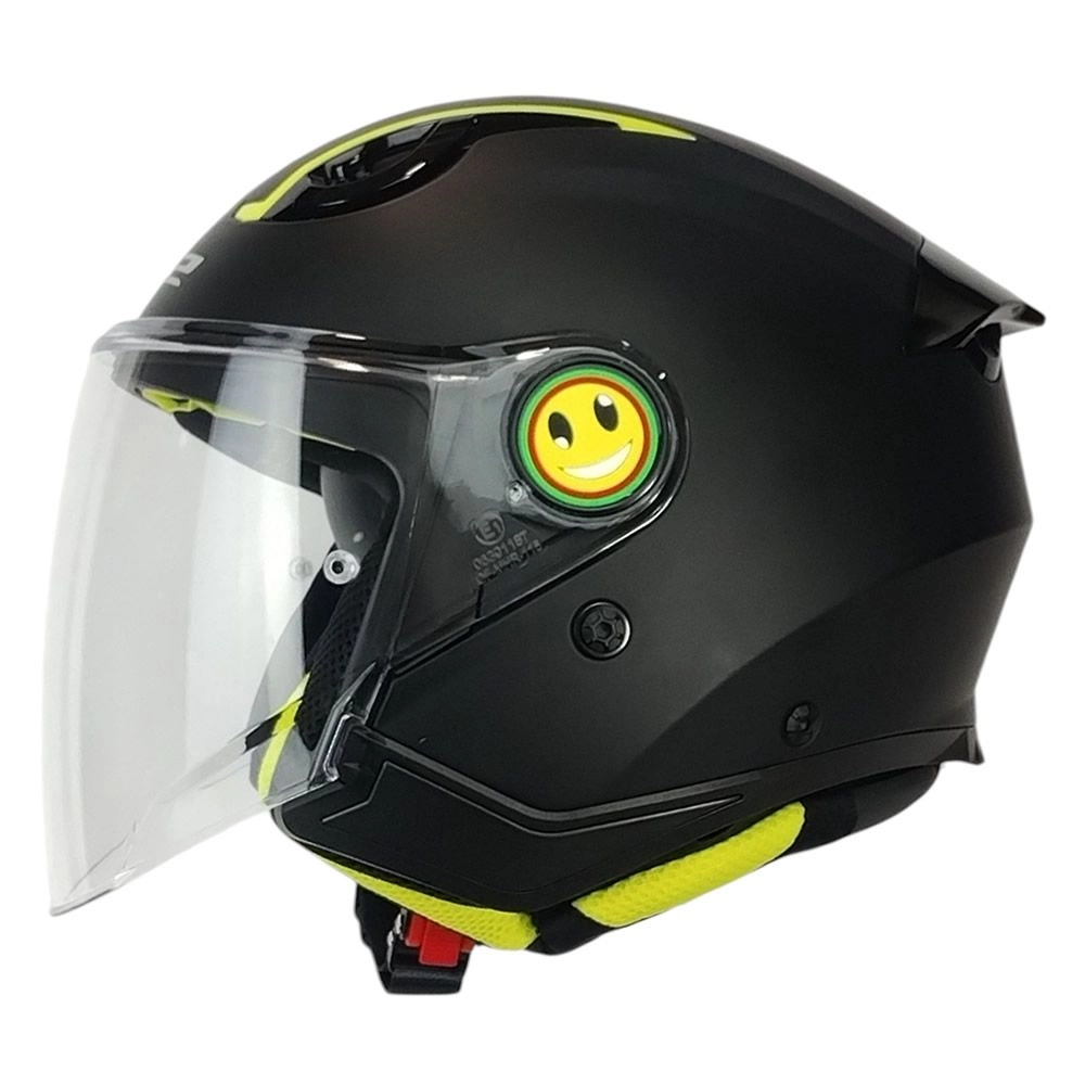 CASCO NIÑO LS2 OF622 FUNNY II JR NEGRO MATE