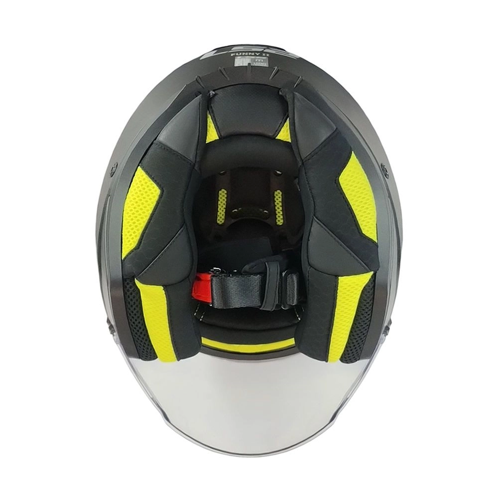 CASCO NIÑO LS2 OF622 FUNNY II JR NEGRO MATE