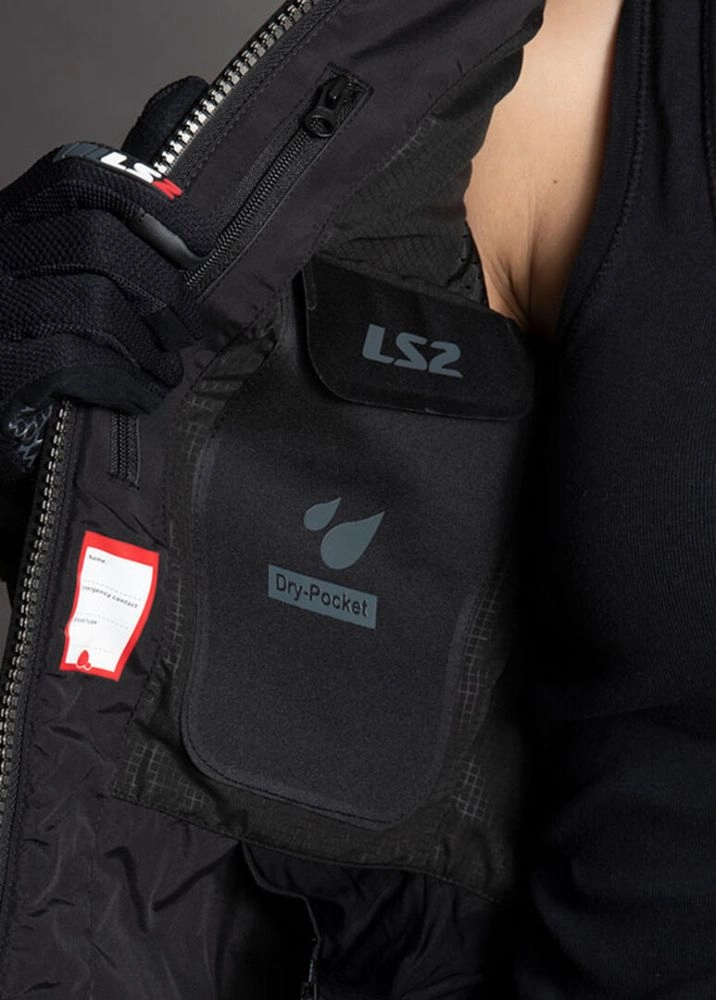 CHAQUETA LS2 BULLET URBANA NEGRA
