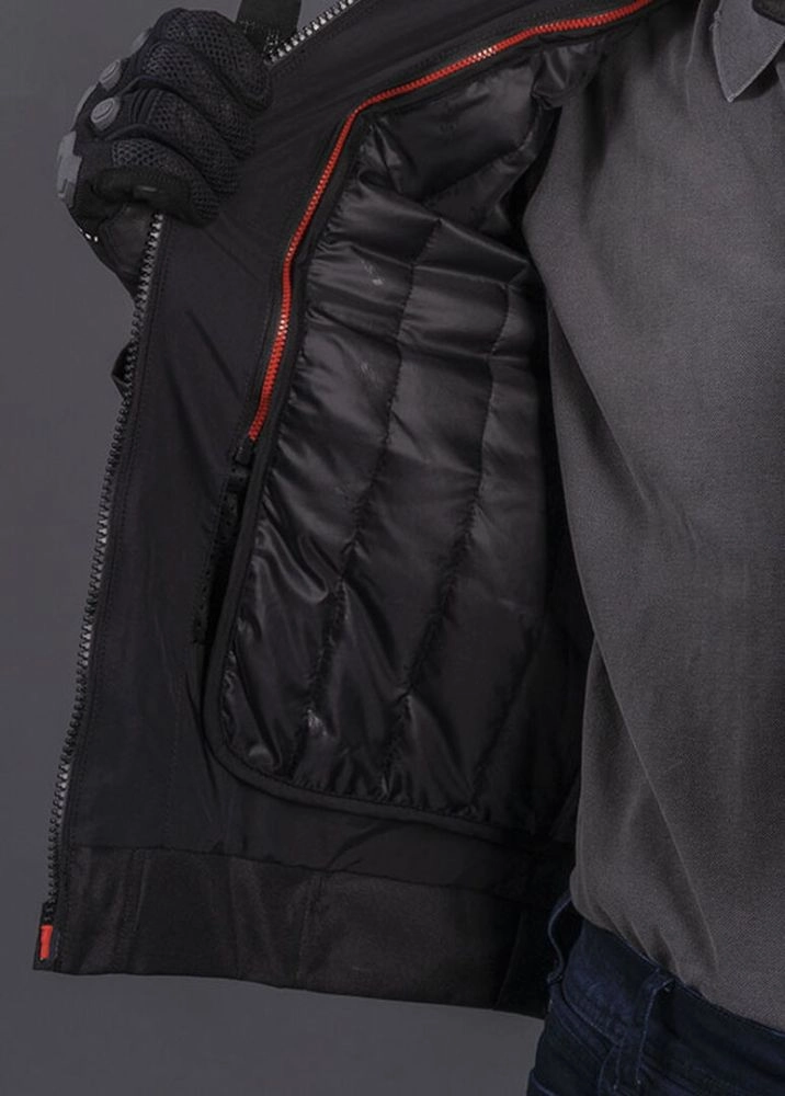 CHAQUETA LS2 SEPANG NEGRA GRIS