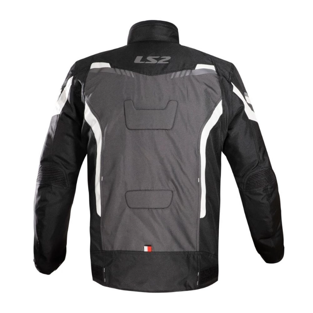 CHAQUETA LS2 WOLF NEGRA GRIS