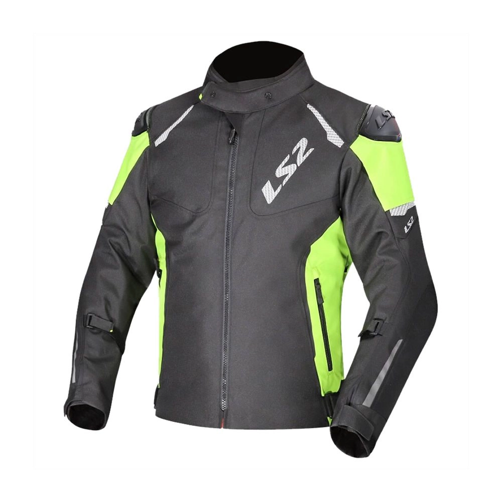 CHAQUETA LS2 ZOOM NEGRA AMARILLA