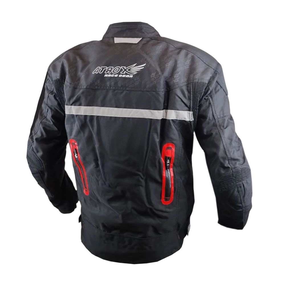 CHAQUETA ATROX ARAGON HOMBRE NEGRA ROJA
