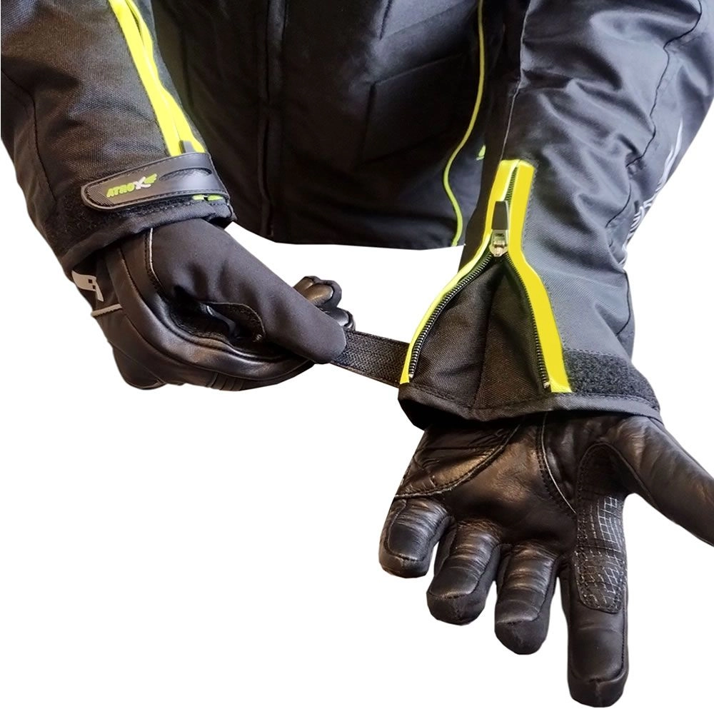 CHAQUETA ATROX SPEEDY NEGRA AMARILLA