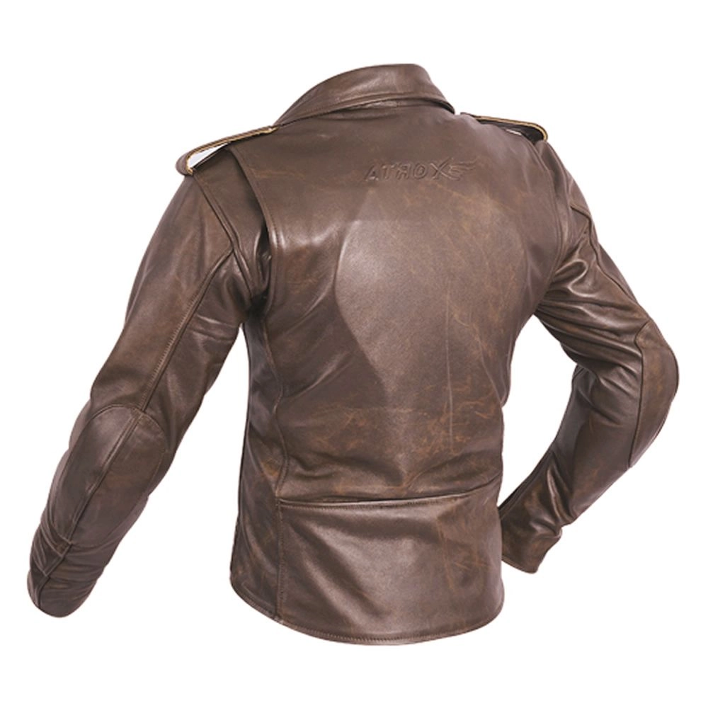 CHAQUETA ATROX 1178 CUERO MUJER CAFE