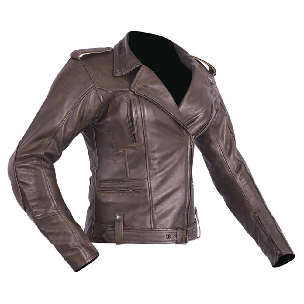 Cuero Ropa De Moto Para Mujer Segunda Mano CHAQUETA ATROX AT1178