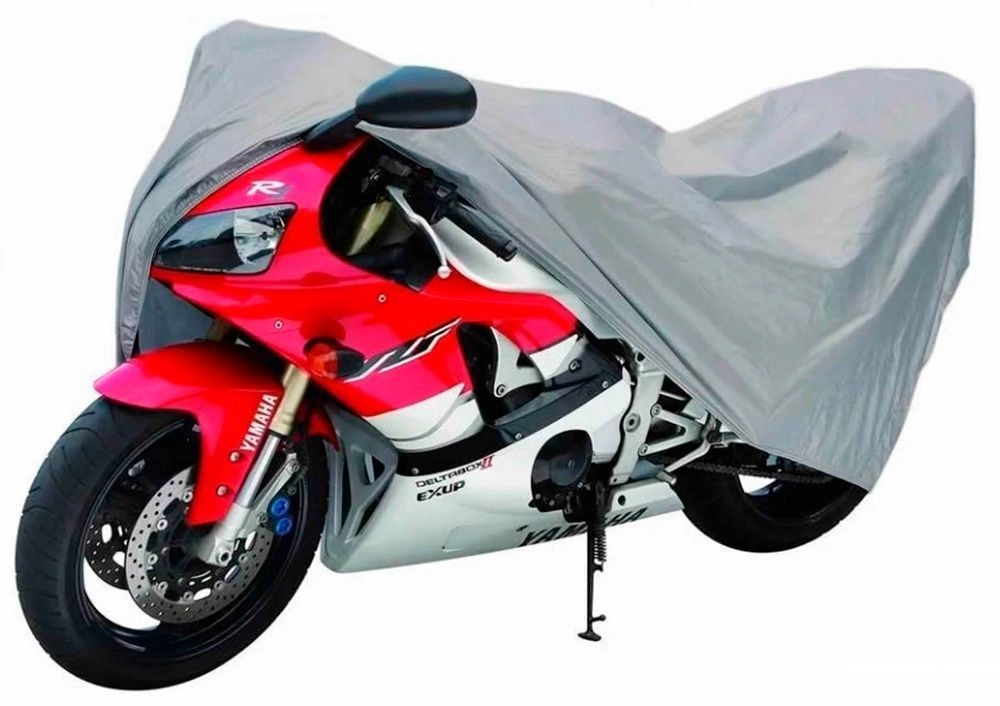 COBERTOR GRUESO IMPERMEABLE PEVA GRIS TALLA L