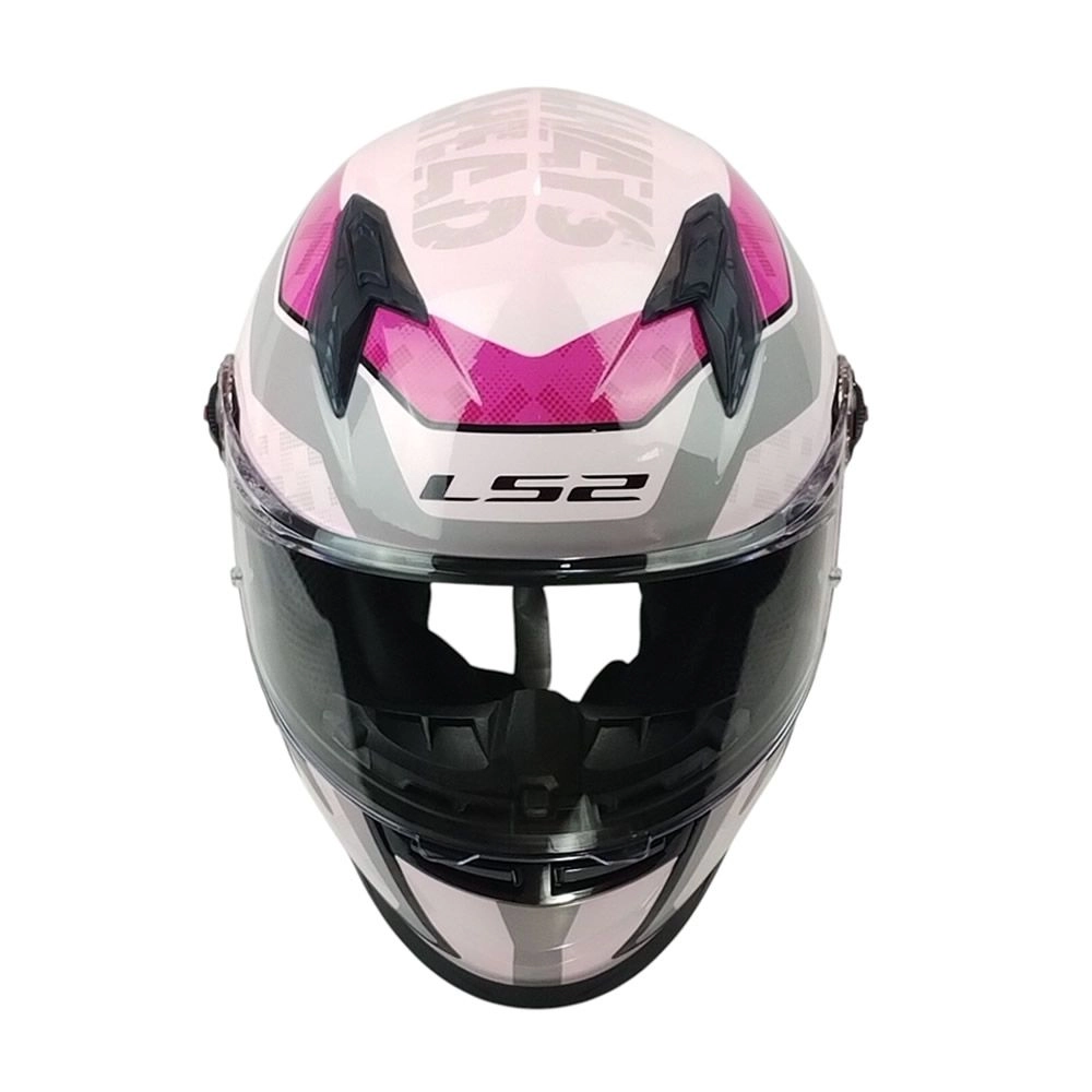 CASCO LS2 FF816 COSMOS STRIKE ROSA GRIS ST