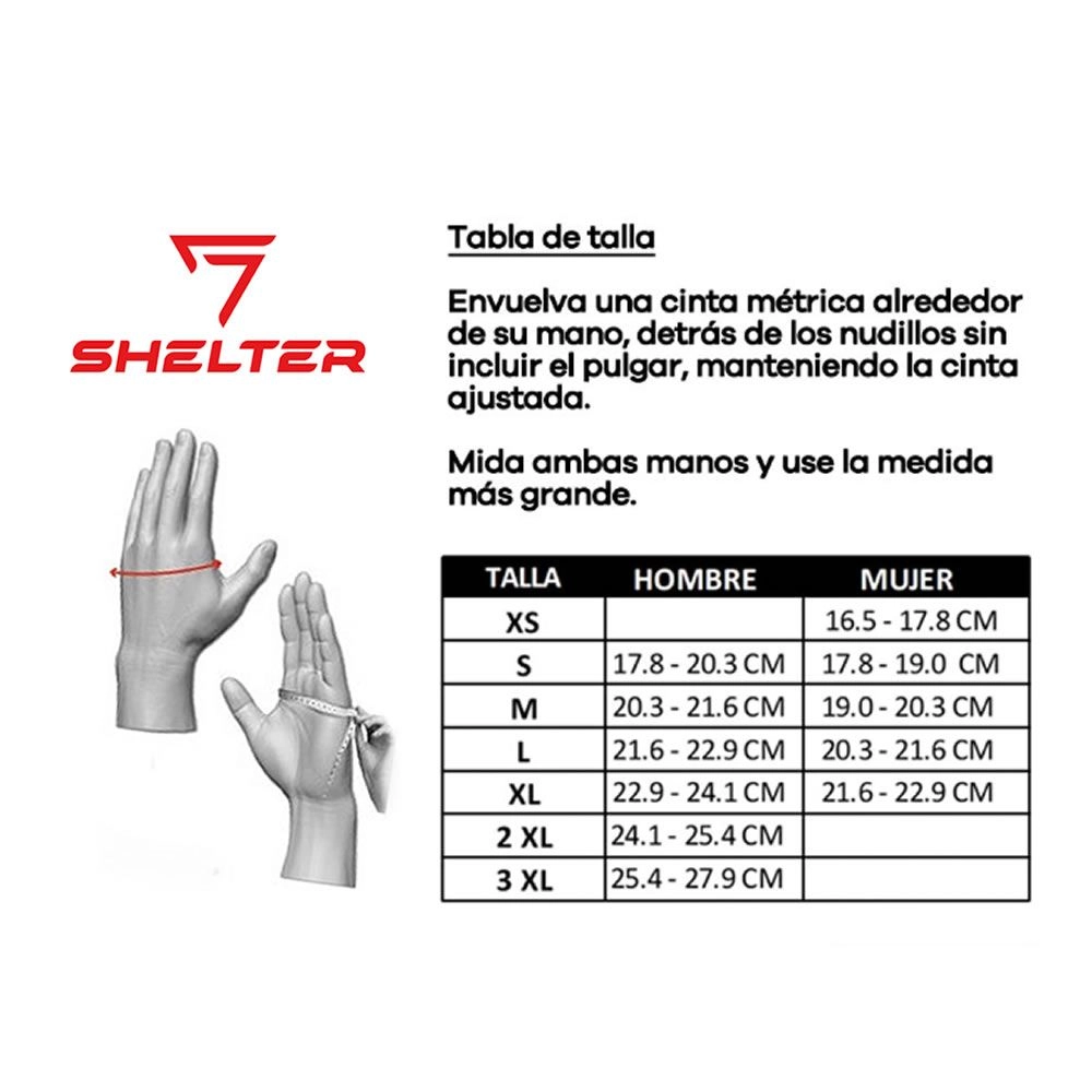 GUANTE SHELTER TOURING1 WP NEGRO