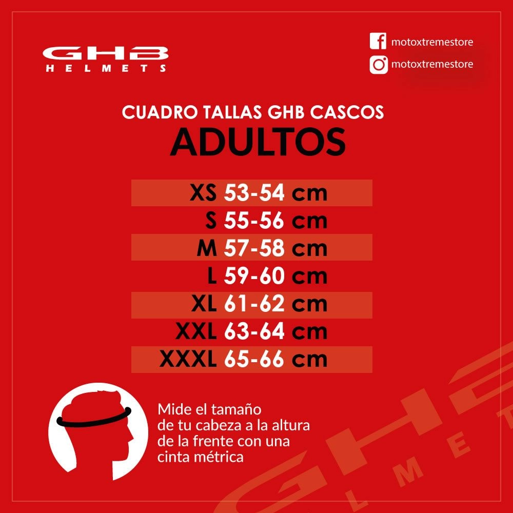 CASCO GHB 160 FAST NEGRO ROJO MATE