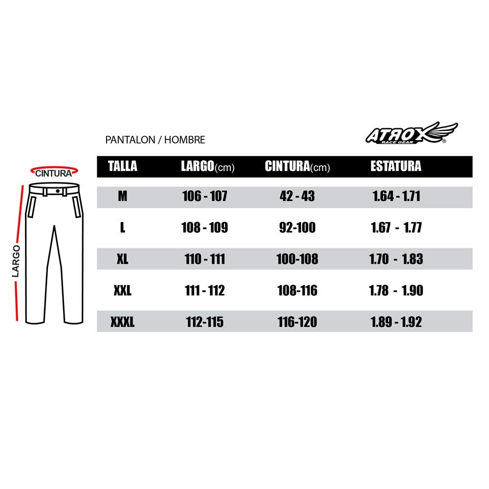 PANTALON ATROX STORM NEGRO