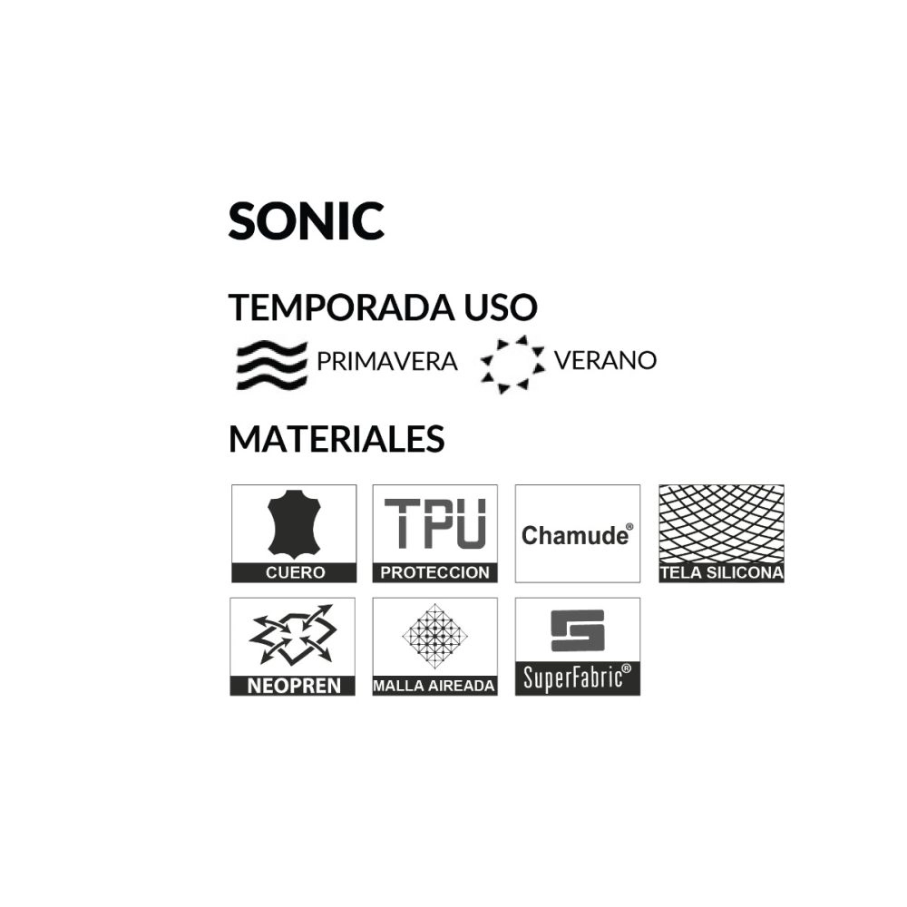 GUANTE SHELTER SONIC NEGRO