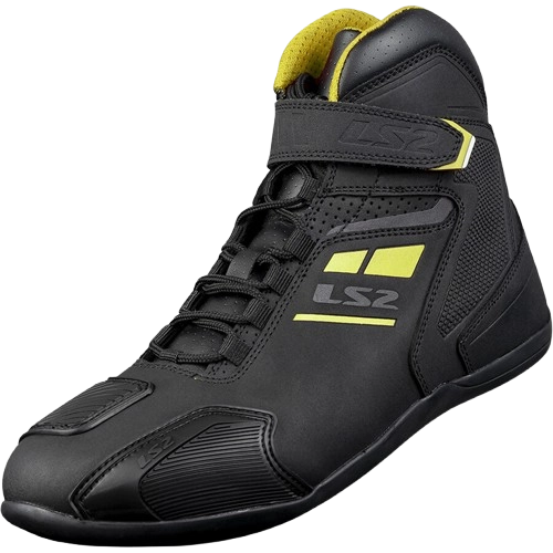 BOTA LS2 GARRA NEGRA AMARILLA HOMBRE