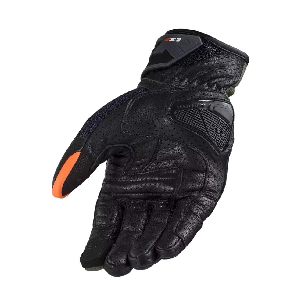 GUANTE LS2 AIR RAPTOR AZUL NARANJO HOMBRE
