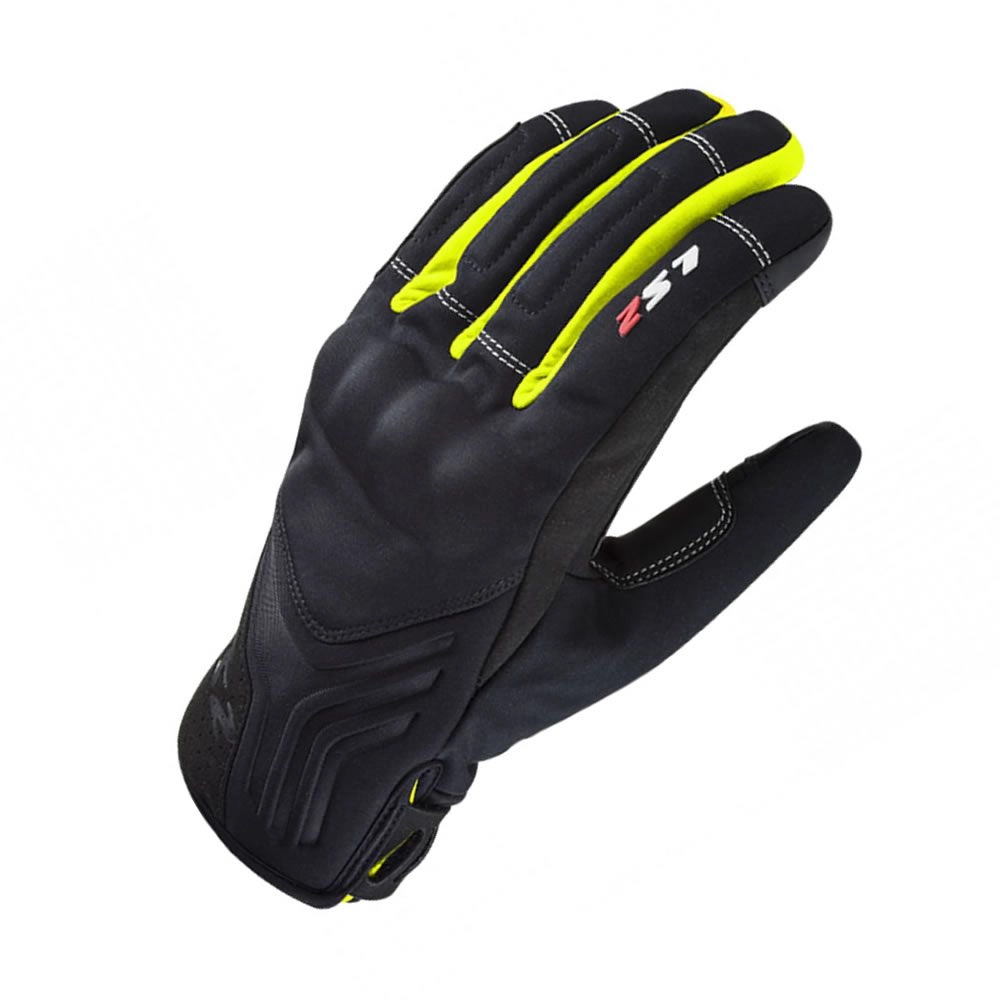 GUANTE LS2 JET II NEGRO AMARILLO MUJER