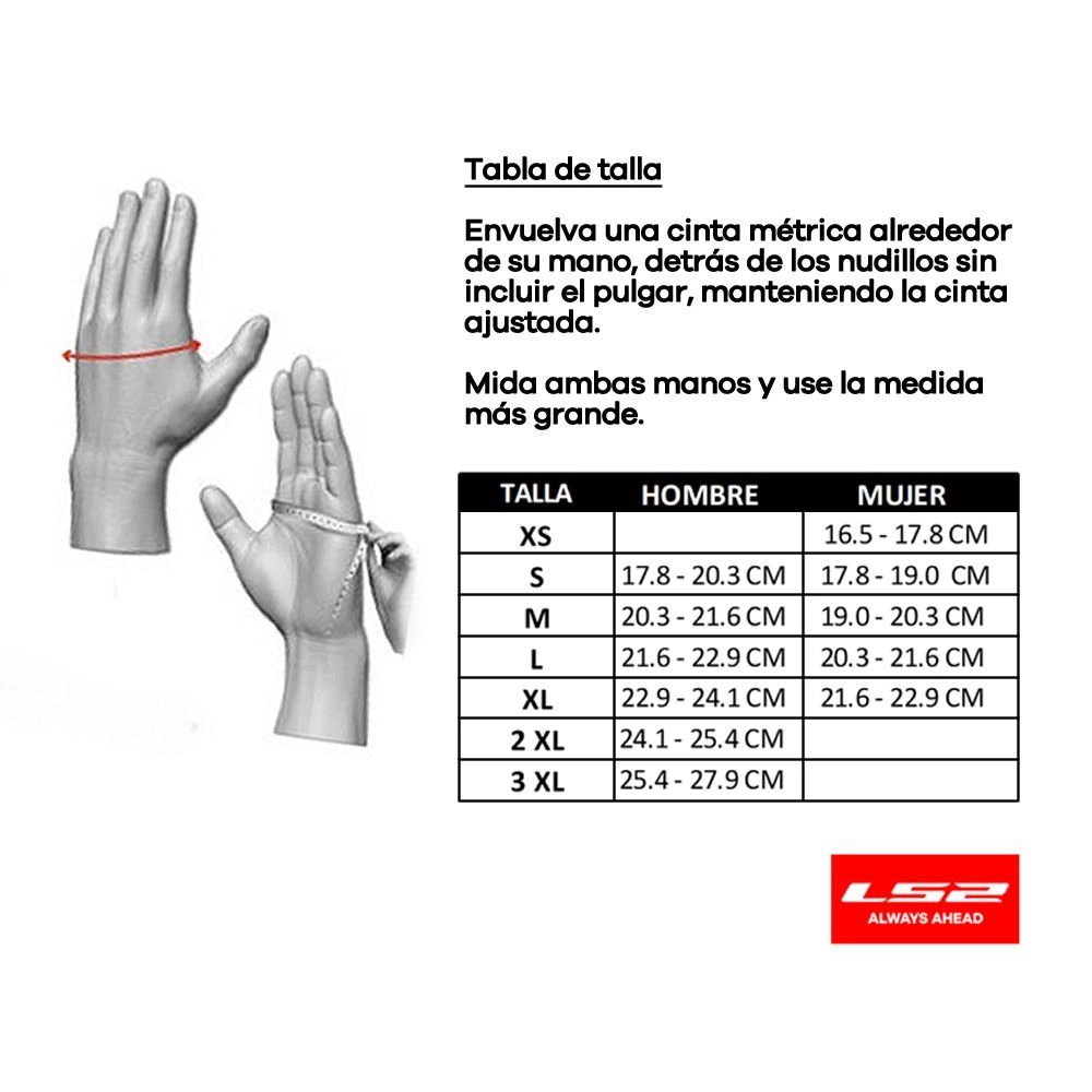 GUANTE LS2 OCTANE CUERO NEGRO VERDE WP