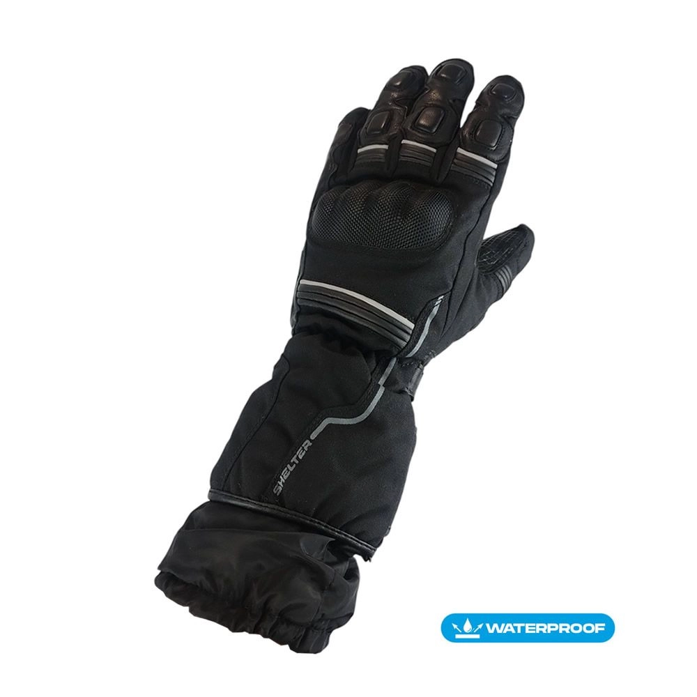 GUANTE SHELTER EPIC WP NEGRO GRIS