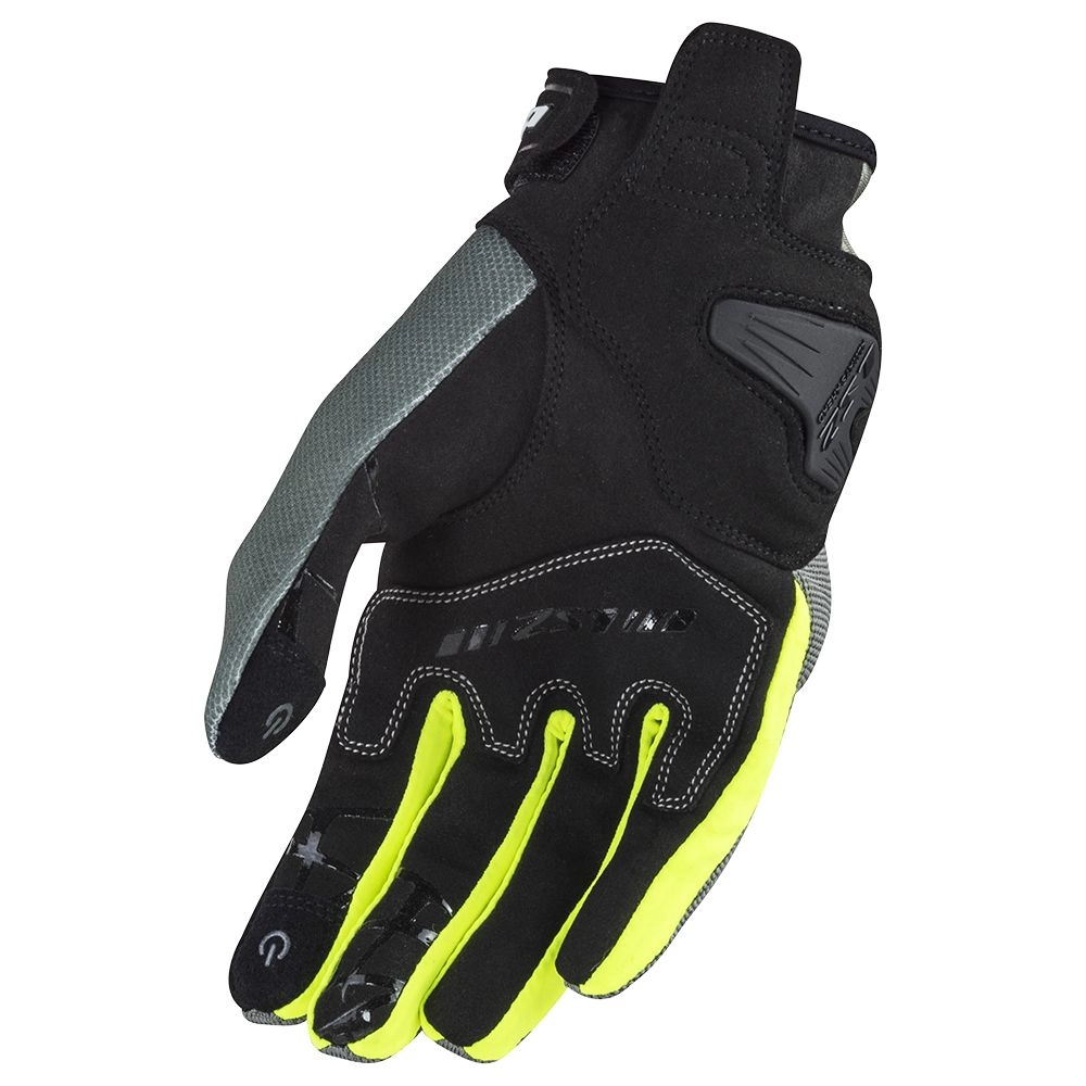 GUANTE LS2 DART II GRIS AMARILLO HOMBRE