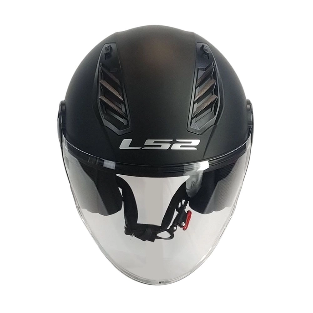 CASCO ABIERTO LS2 OF616 AIRFLOW II NEGRO MATE